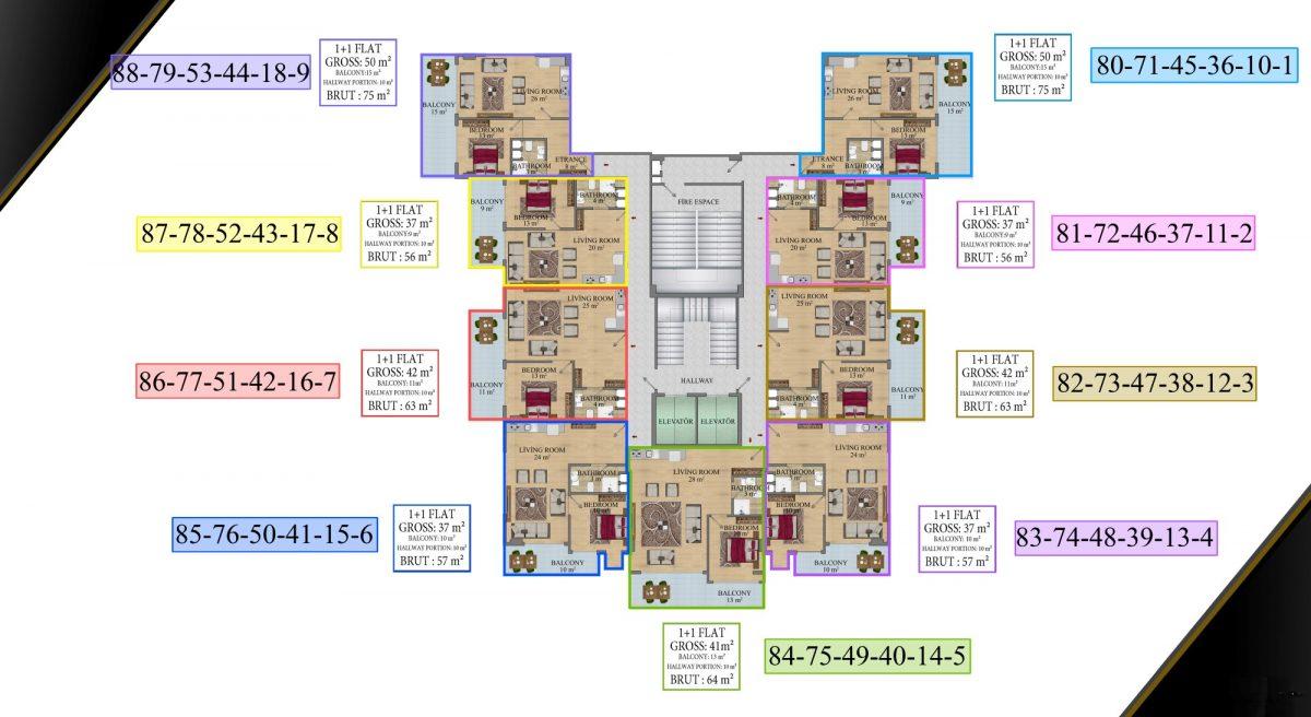 Modern residential complex with Loft style apartments in the heart of Mahmutlar - Фото 22