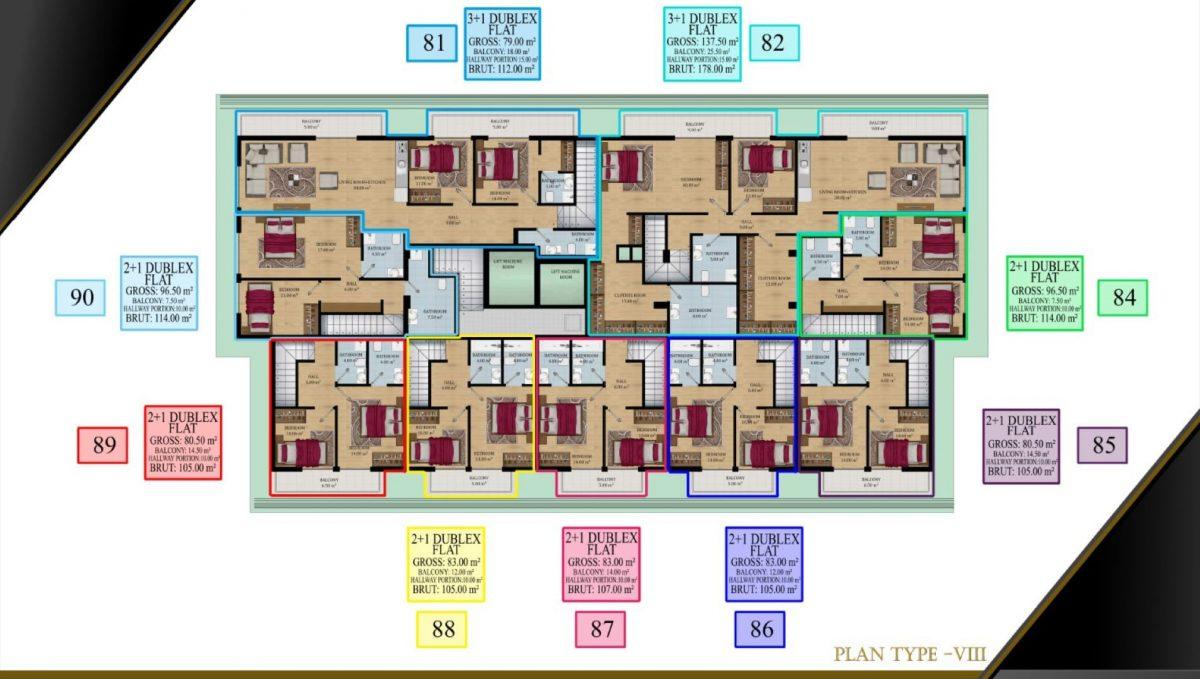 Residential complex with apartments in Loft style, 600m from the beach, Avsallar - Фото 14