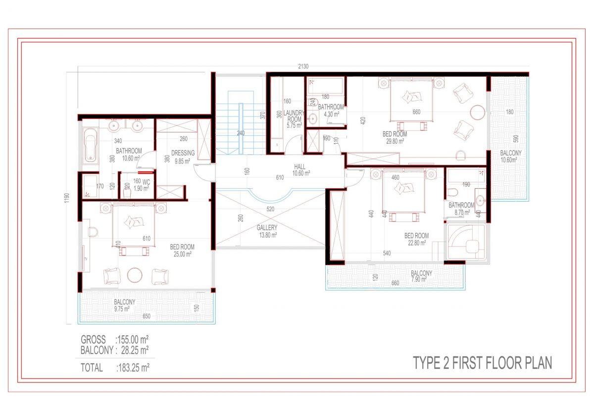 Complex of 16 luxury villas in Kargicak area - Фото 20