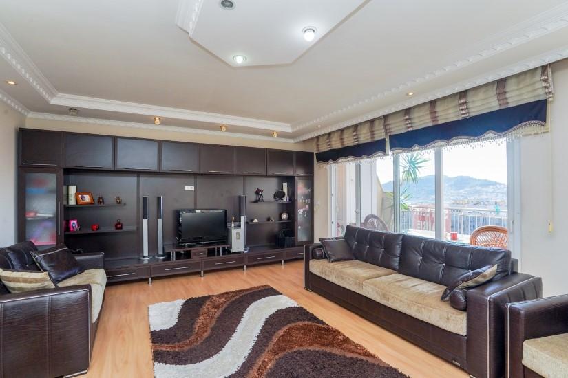 Duplex 5 + 1 overlooking Alanya and the Mediterranean Sea - Фото 18