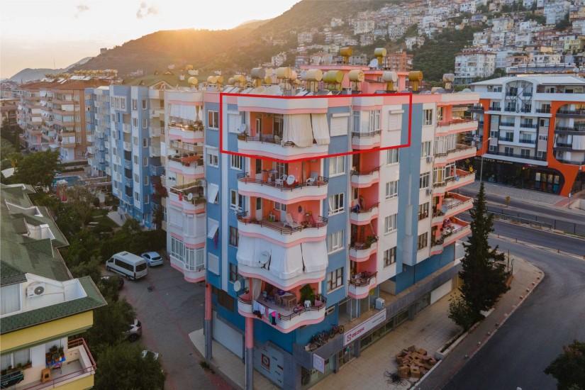 Furnished two-bedroom apartment in the center of Alanya with sea views - Фото 3