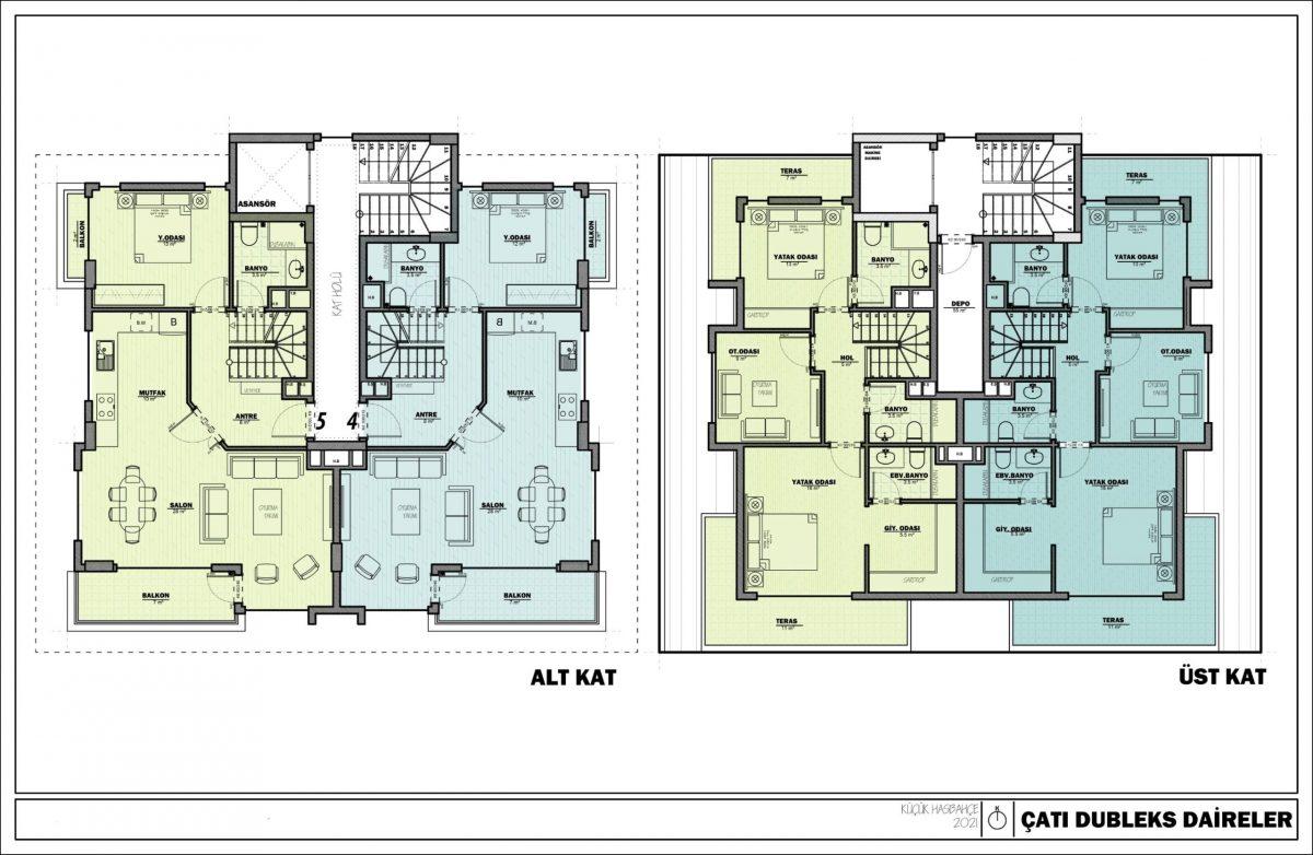 Residential complex with panoramic views in the center of Alanya - Фото 11