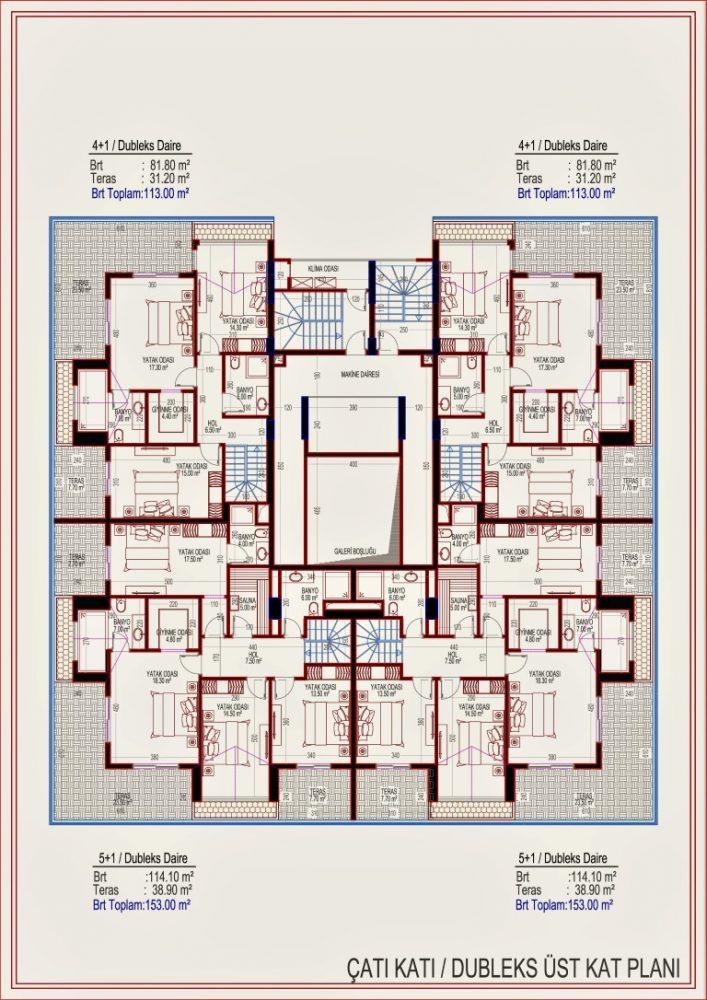 2 apartments with a layout of 2 + 1 in the very center of Alanya - Фото 16