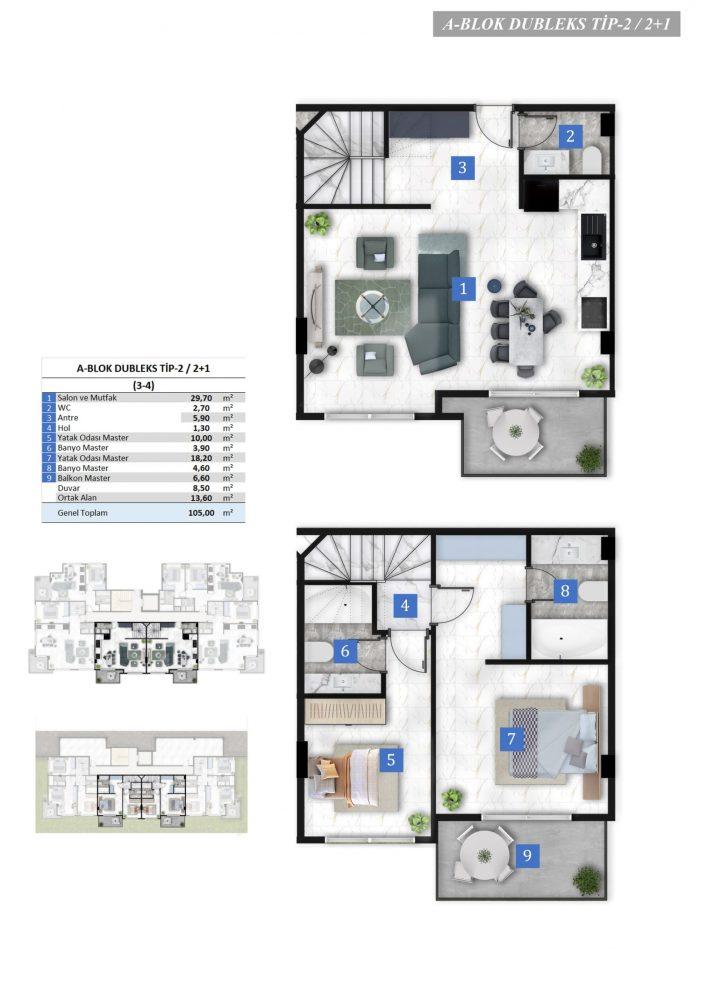 Premium class complex in the most picturesque area of Alanya-Kargicak - Фото 25