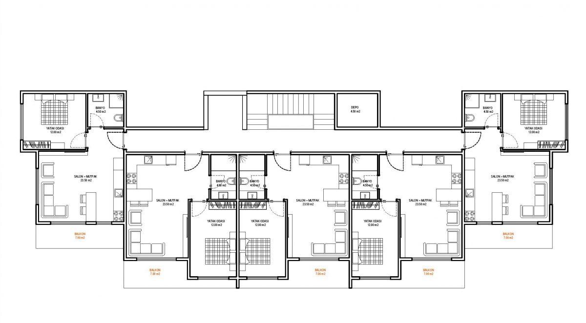 Construction of a new residential complex in the ecologically clean Avsallar area - Фото 26