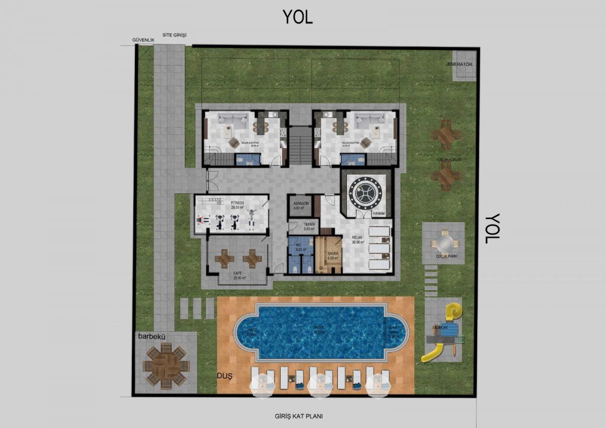 Cozy complex with good infrastructure in Avsallar area - Фото 14