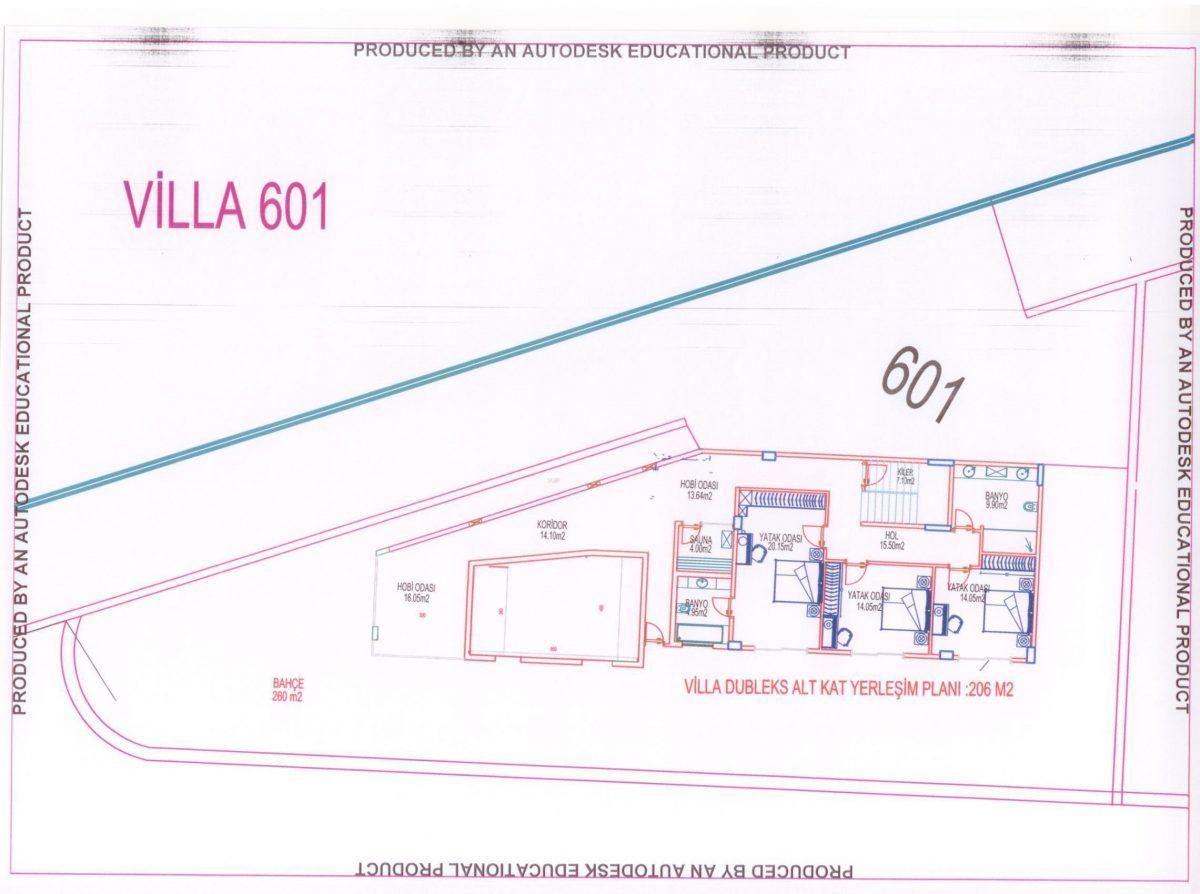 Multifunctional complex of luxury apartments and villas in Kargicak area - Фото 43