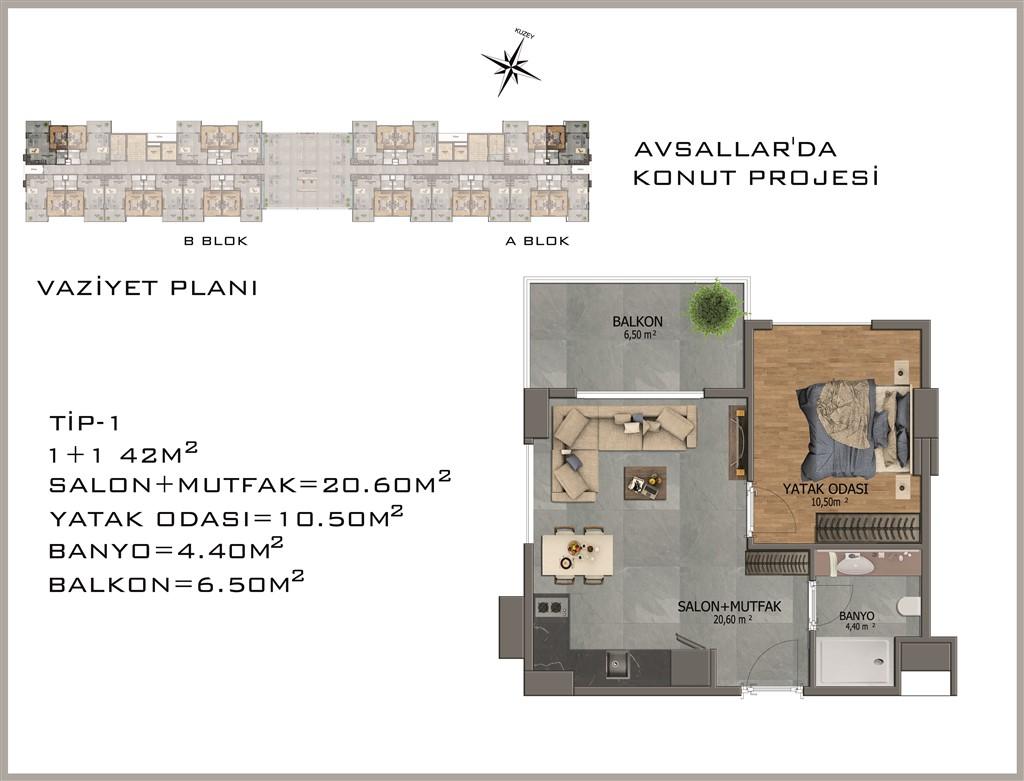 New residential complex in Avsalar area - Фото 25