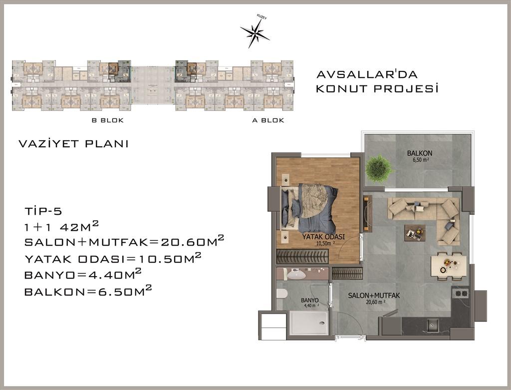 New residential complex in Avsalar area - Фото 29