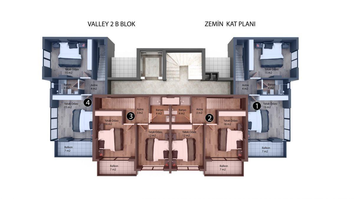 New investment project in the elite Alanya Kestel area - Фото 23