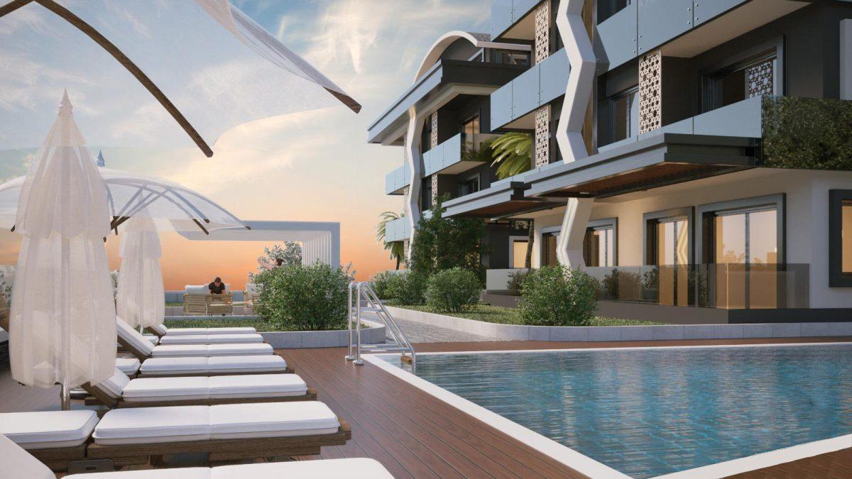 Residential complex with panoramic views in the center of Alanya - Фото 7