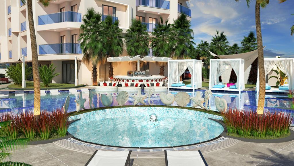 New complex in the center of Alanya, 10 minutes from Keykubat beach - Фото 10