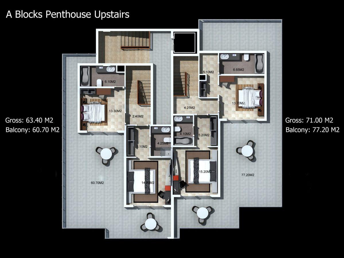 Multifunctional complex of luxury apartments and villas in Kargicak area - Фото 26