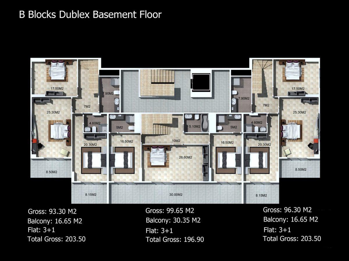 Multifunctional complex of luxury apartments and villas in Kargicak area - Фото 27