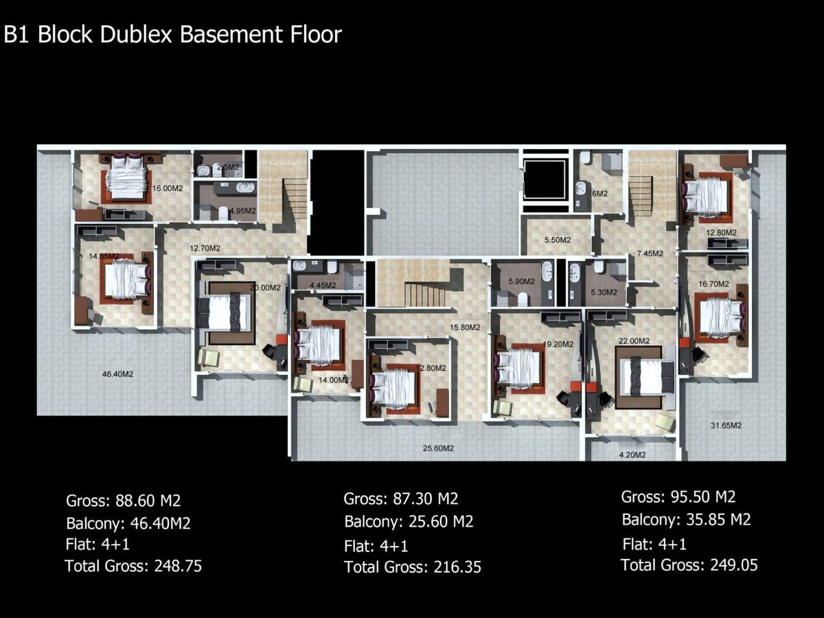 Multifunctional complex of luxury apartments and villas in Kargicak area - Фото 32