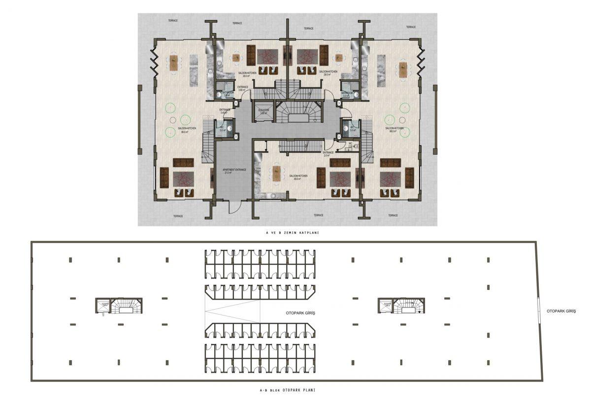 New residential complex in the ecologically clean Kargicak area - Фото 11