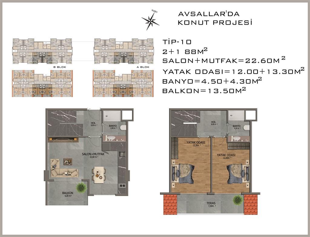 New residential complex in Avsalar area - Фото 34