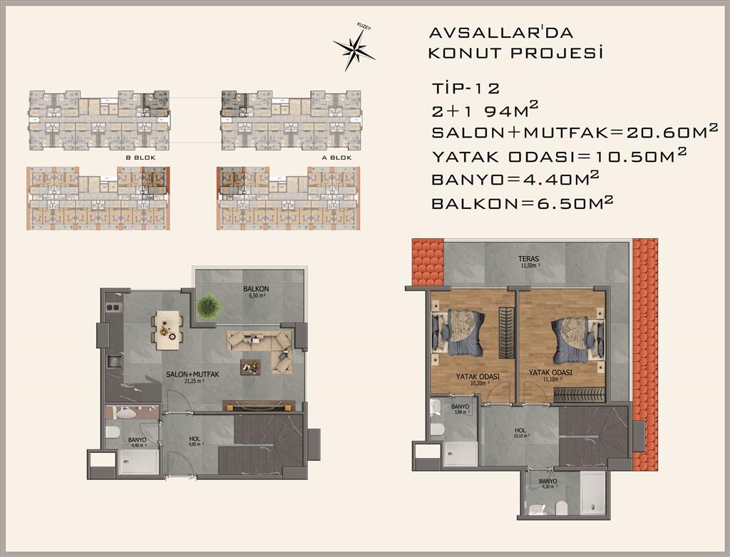 New residential complex in Avsalar area - Фото 36