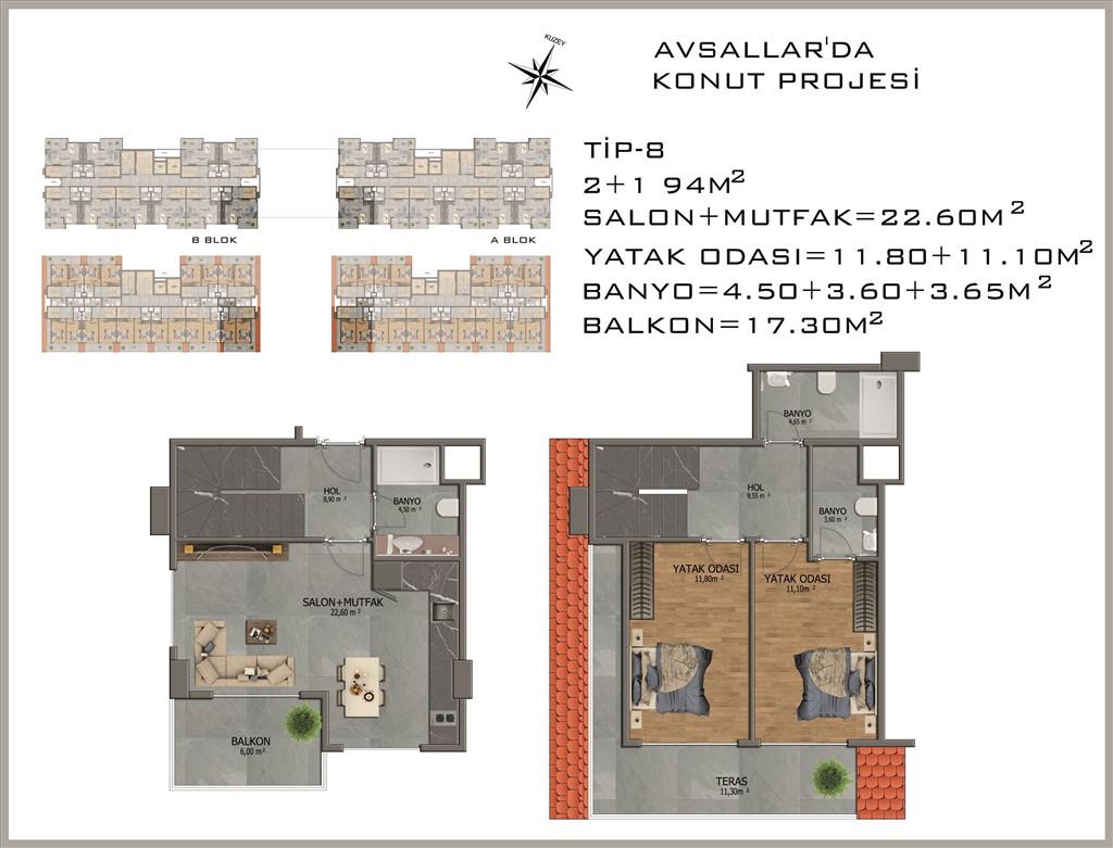 New residential complex in Avsalar area - Фото 32