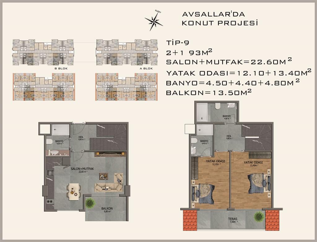 New residential complex in Avsalar area - Фото 33