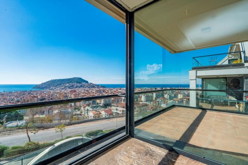 Species apartment 2 + 1 in a luxury complex in Alanya next to the observation deck - Фото 4