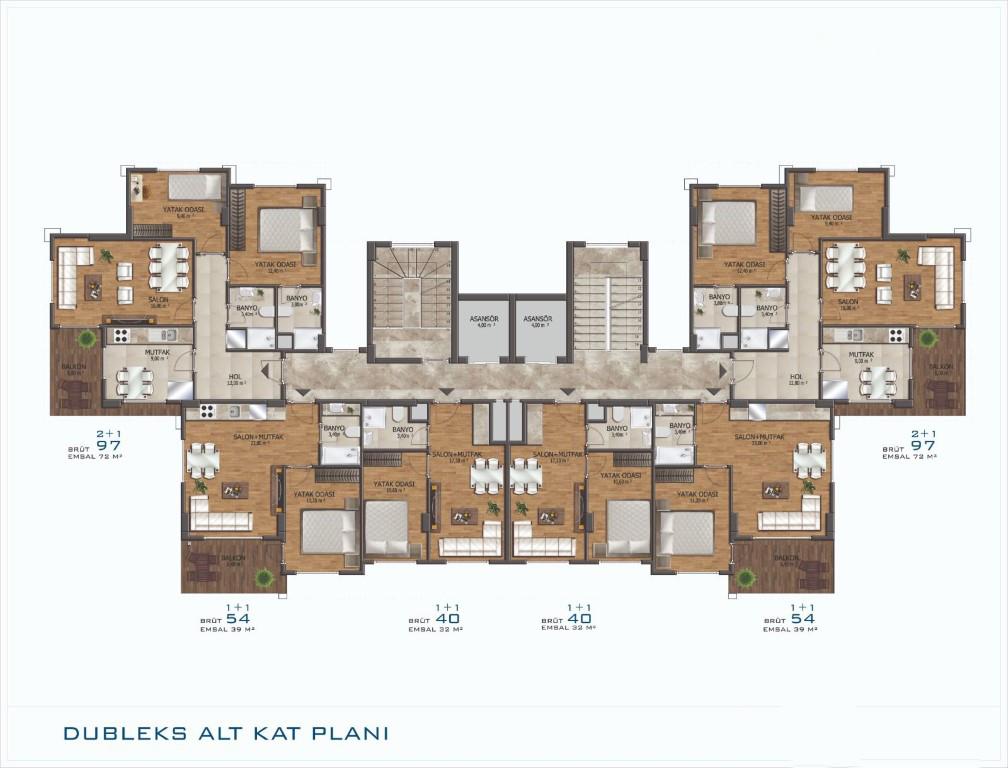 New project of a residential complex in Avsallar - Фото 23