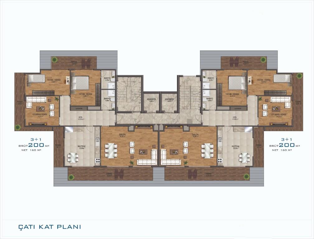 New project of a residential complex in Avsallar - Фото 24