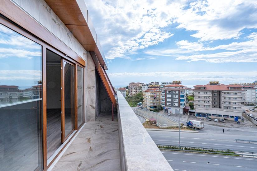 Penthouse 4 + 1 in a new building in the center of Alanya - Фото 14