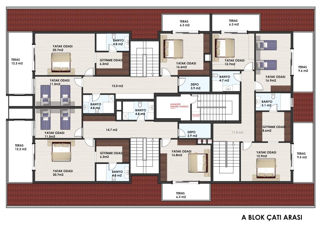 New complex near the sea, with spacious layouts - Фото 16