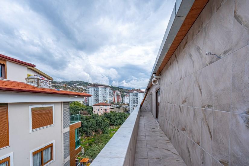 Penthouse 4 + 1 in a new building in the center of Alanya - Фото 15