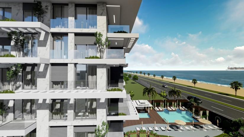 New apartments on the first coastline in Kestel - Фото 8