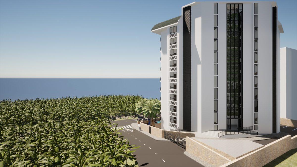 New budget complex in Mahmutlar with sea view - Фото 5