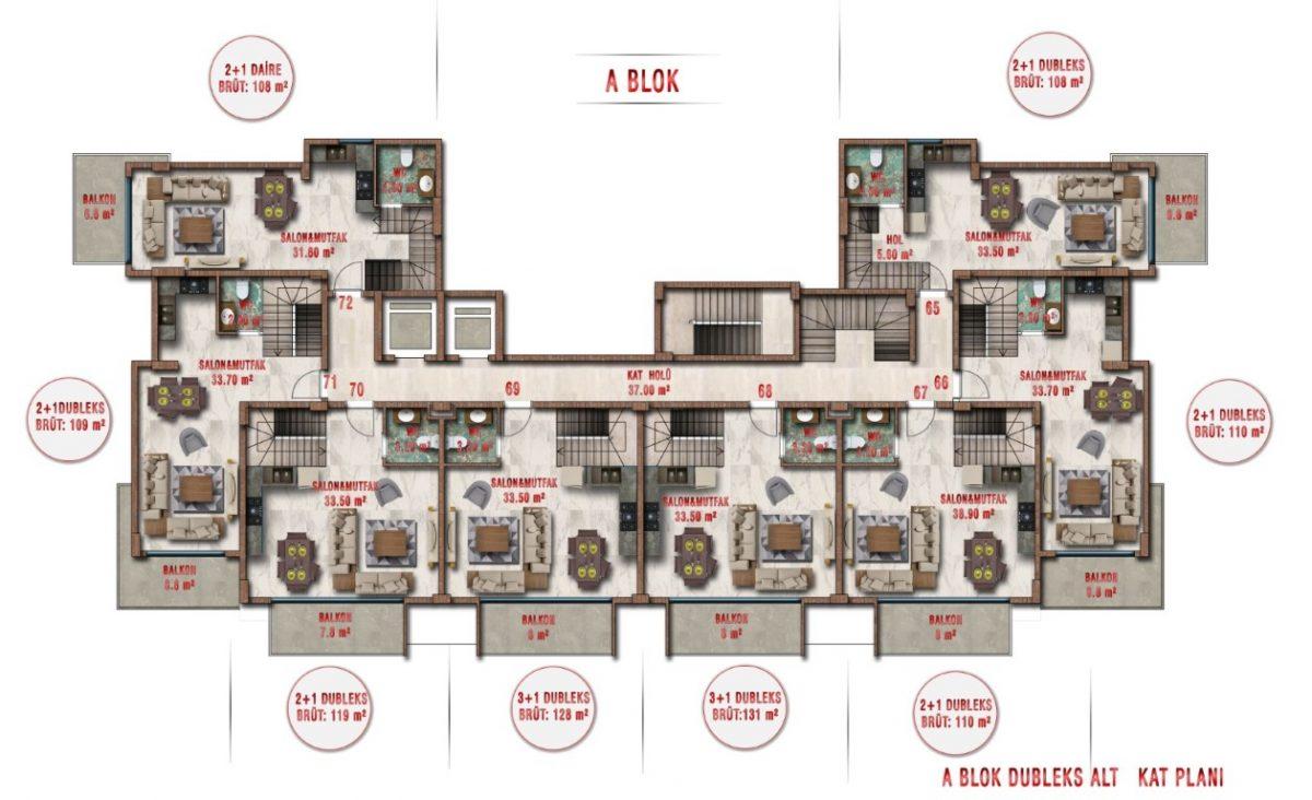 New apartments at prices from the developer in Avsallar - Фото 24