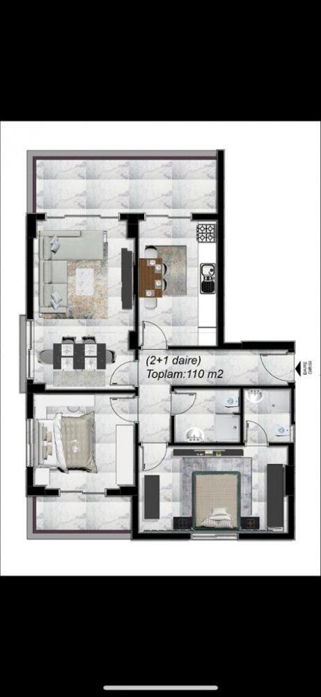 Ready-made apartments at prices from the developer in the elite Kargicak district - Фото 15