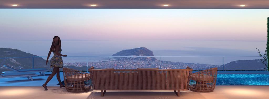 Project of villas in the central part of Alanya with panoramic views - Фото 7