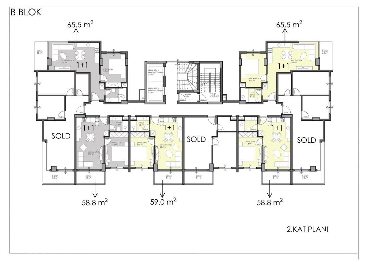 Premium class apartments in the center of Alanya - Фото 47