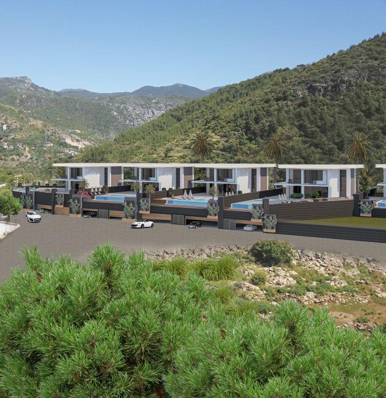 Project of 5 detached villas in the suburbs of Alanya - Oba - Фото 3