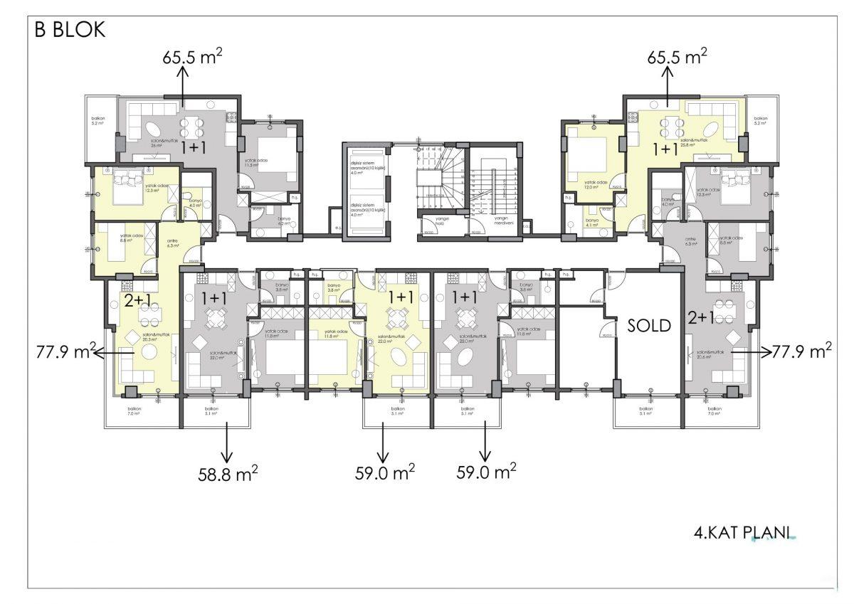 Premium class apartments in the center of Alanya - Фото 49