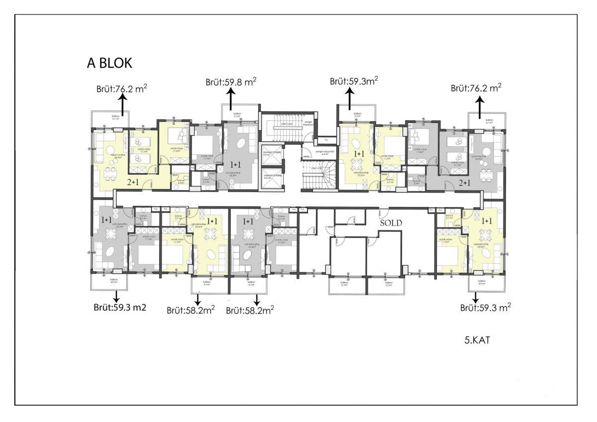 Premium class apartments in the center of Alanya - Фото 39