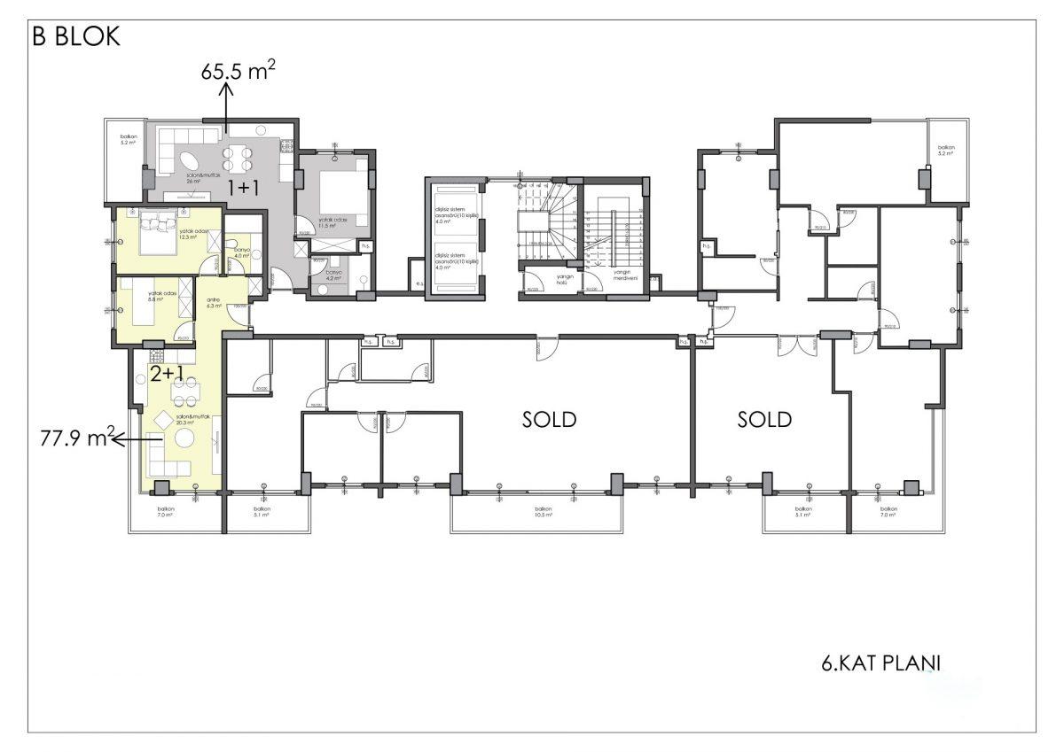 Premium class apartments in the center of Alanya - Фото 51