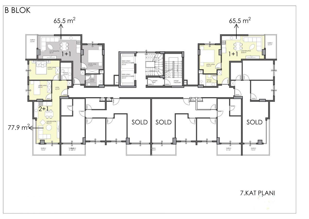 Premium class apartments in the center of Alanya - Фото 52