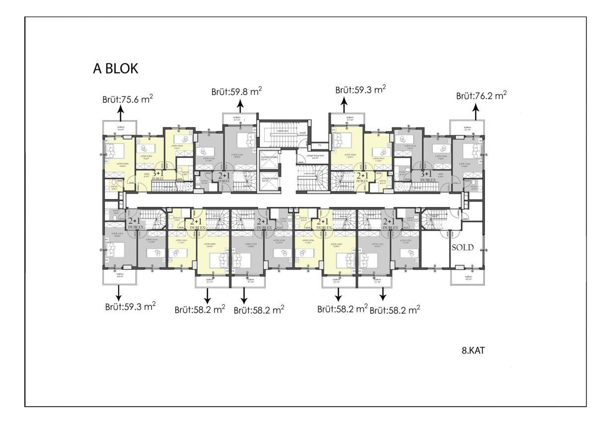 Premium class apartments in the center of Alanya - Фото 42