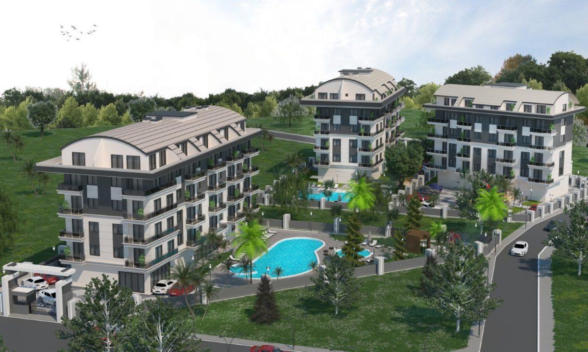 New investment complex in the European region of Oba Alanya - Foto 5