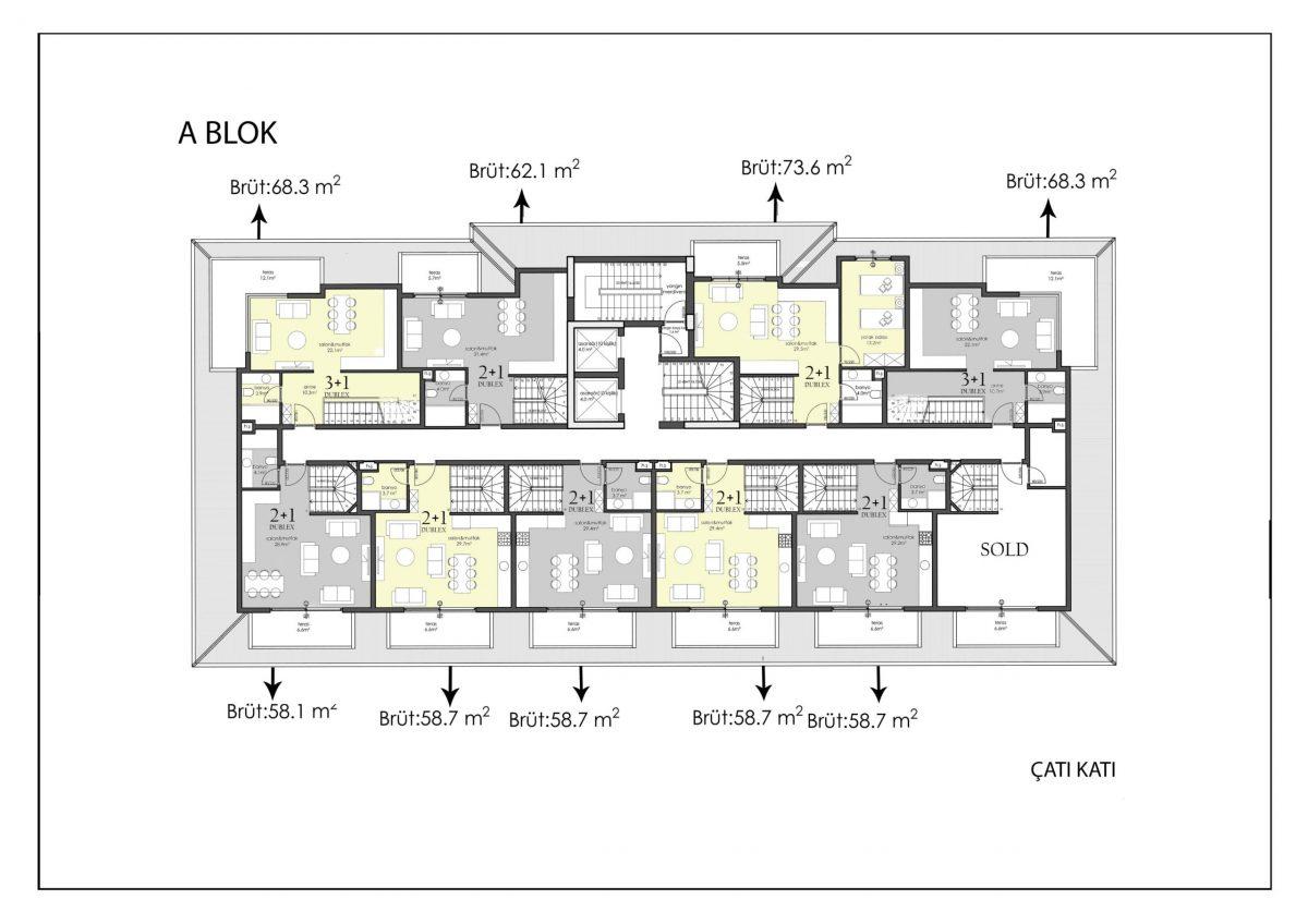 Premium class apartments in the center of Alanya - Фото 43