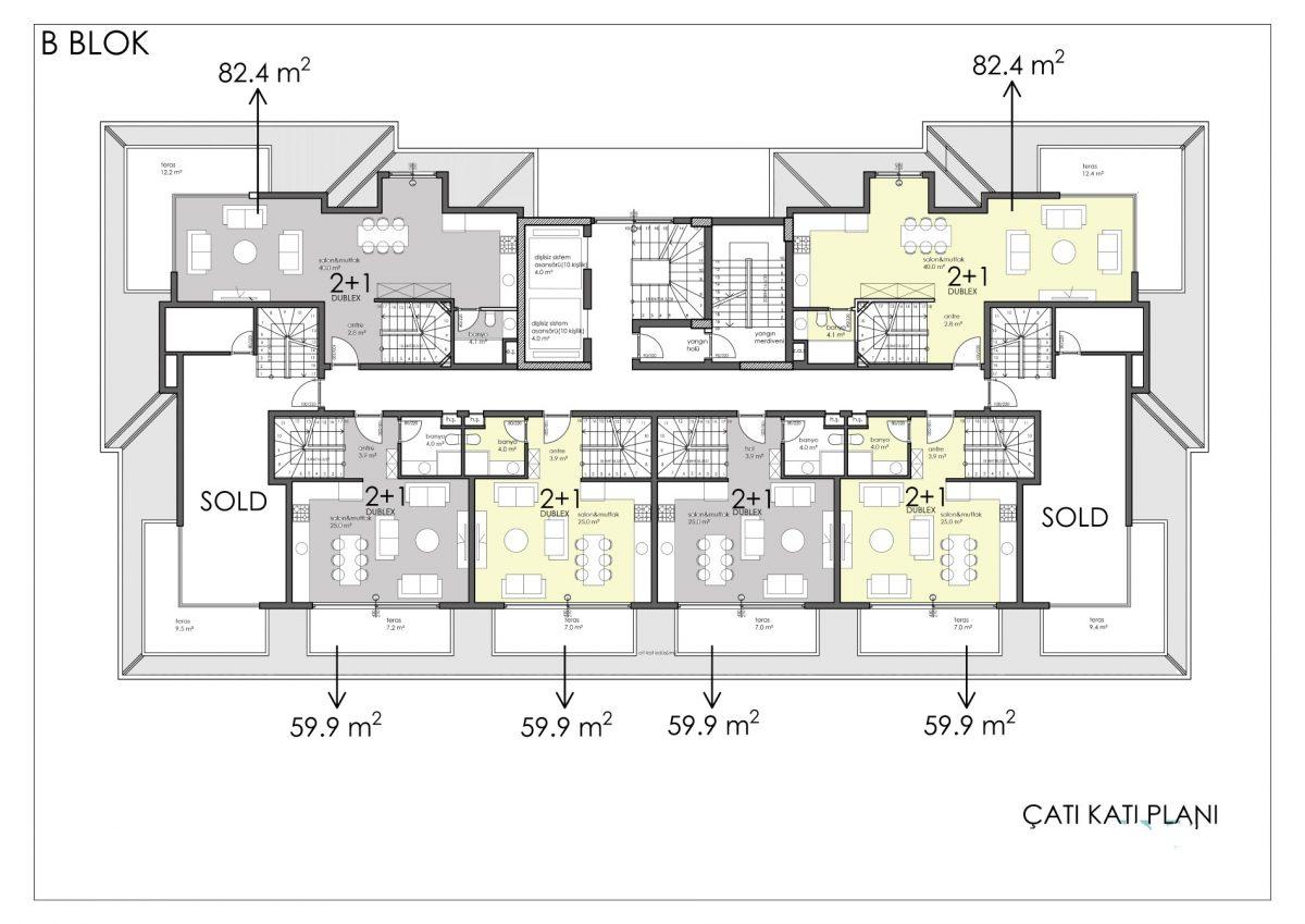 Premium class apartments in the center of Alanya - Фото 57