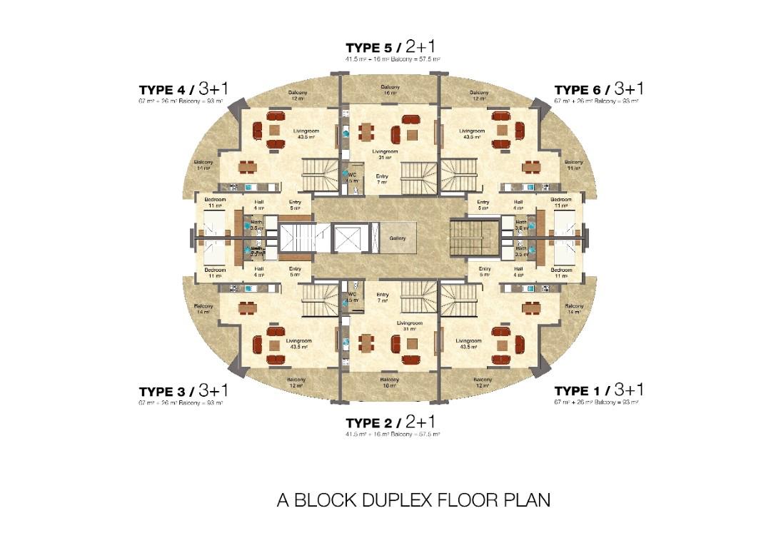 Apartment 2+1 in a luxury class complex with hotel infrastructure - Фото 47