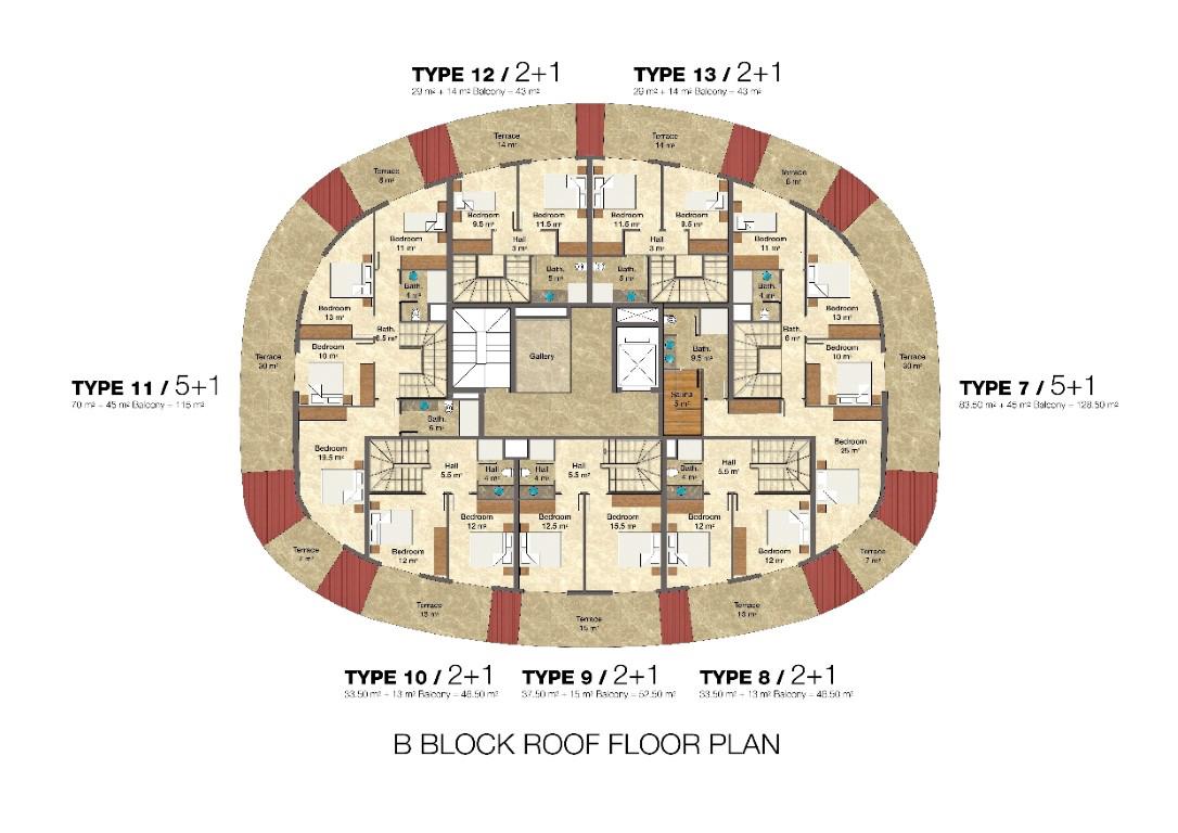 Apartment 2+1 in a luxury class complex with hotel infrastructure - Фото 49