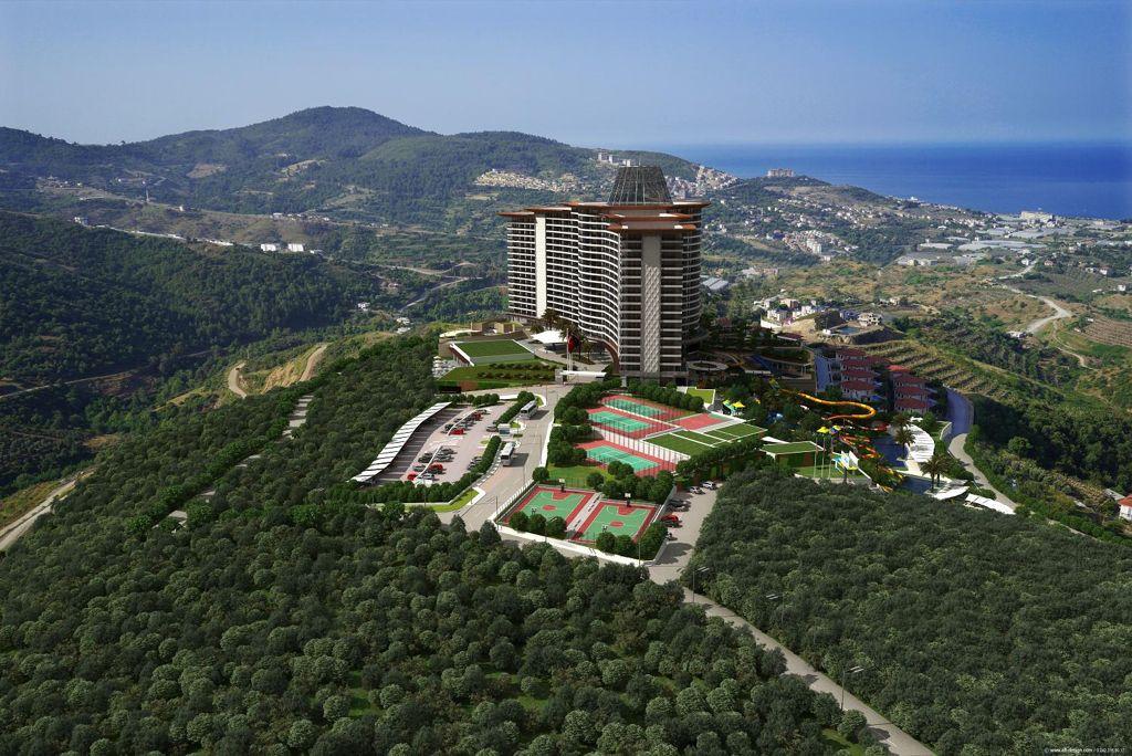 A complex with the infrastructure of a 5* hotel in a quiet area of Alanya - Фото 4