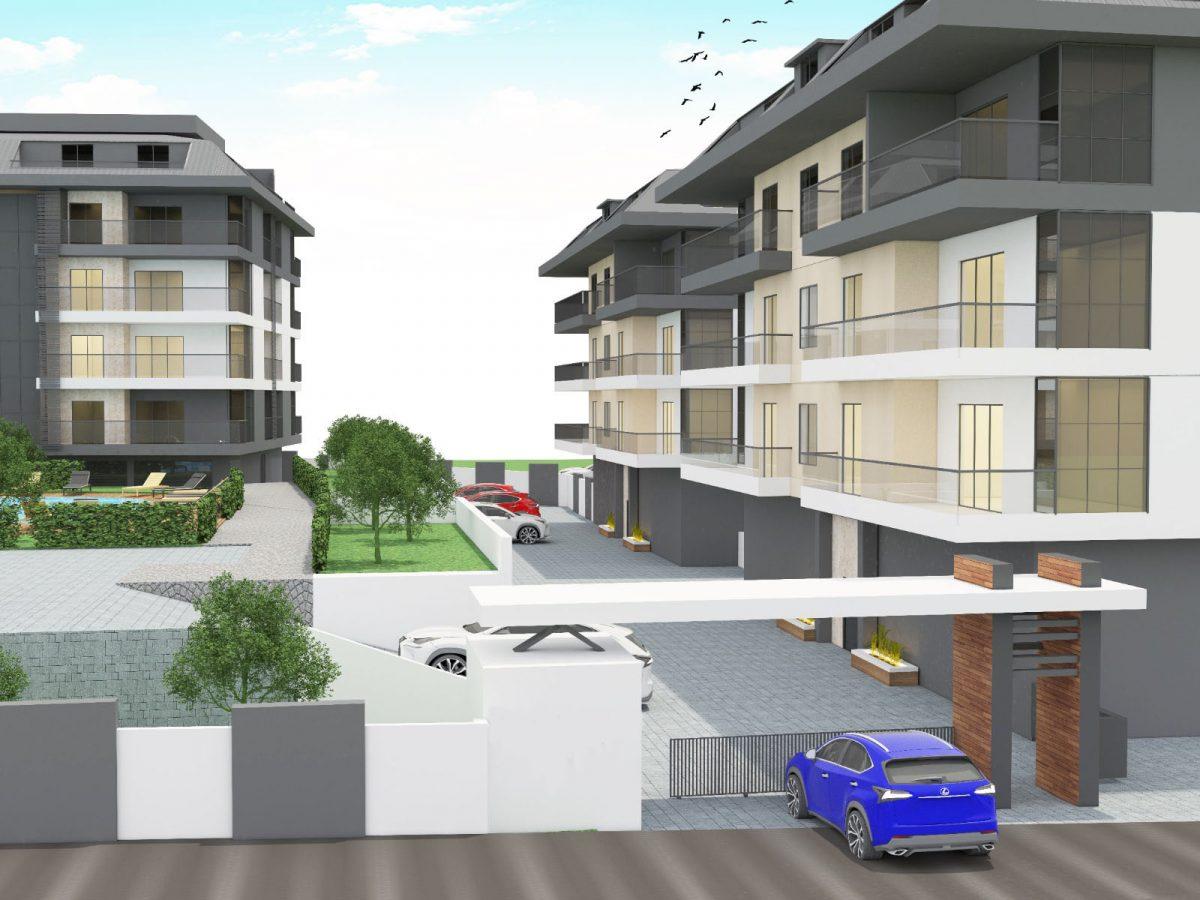 Apartments with a separate kitchen in a new residential complex in Oba - Фото 3