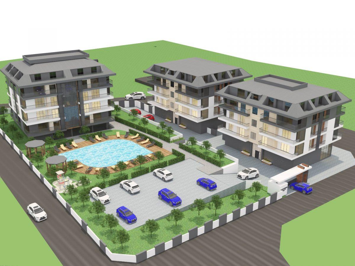 Apartments with a separate kitchen in a new residential complex in Oba - Фото 4